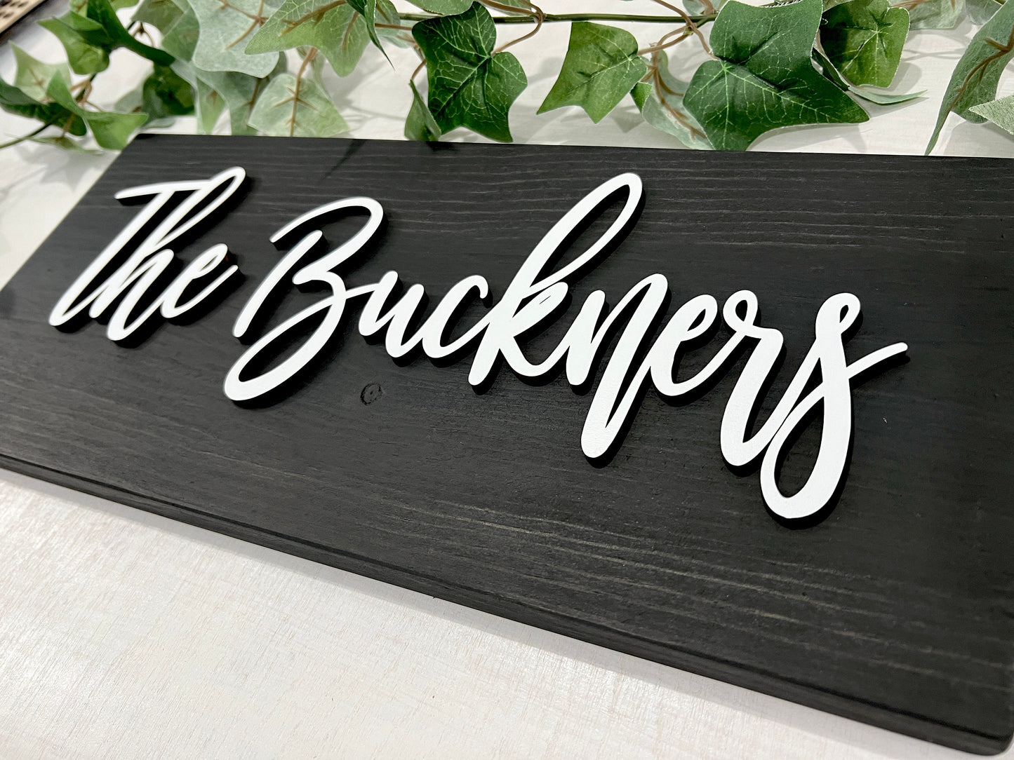 Personalized Family Last Name Sign