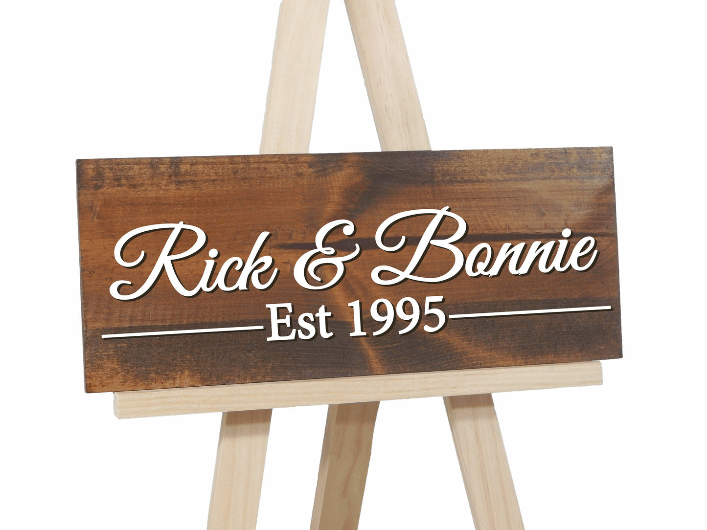 Custom Business Name Sign With Established Date