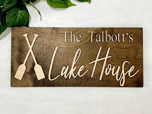 Lake House Sign