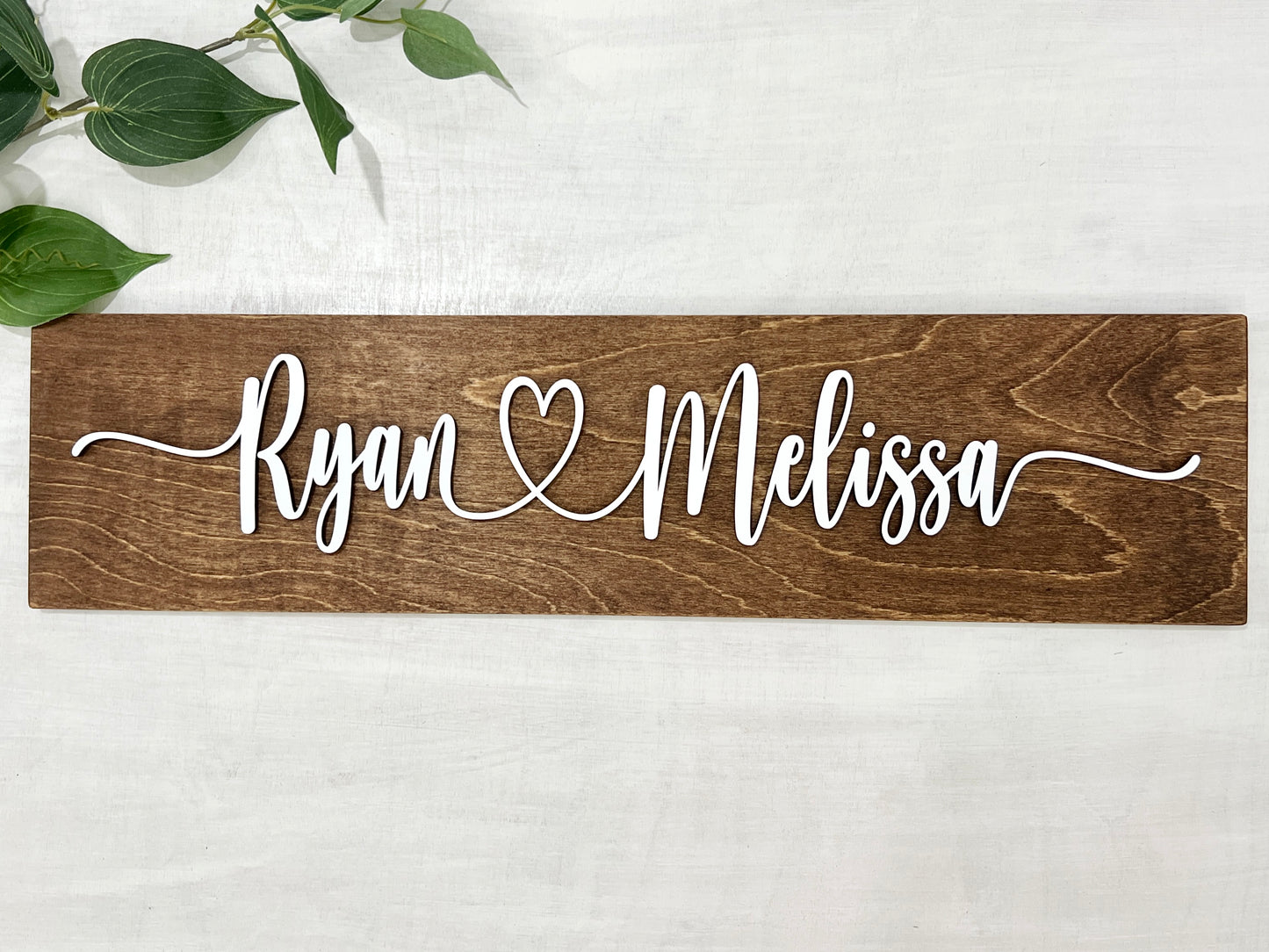 personalized wedding sign - custom name sign