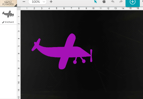 Airplane svg - engrave and cut file for Glowforge laser - Melissa Talbott