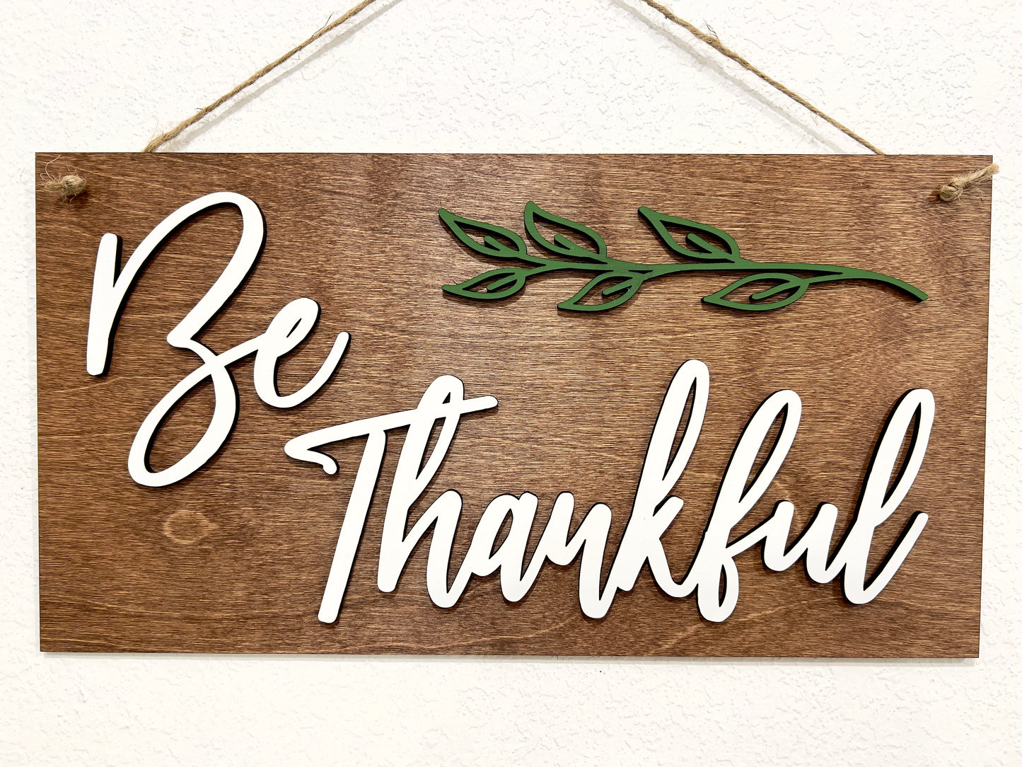 be thankful sign - fall home decor ideas - Celebrating Together