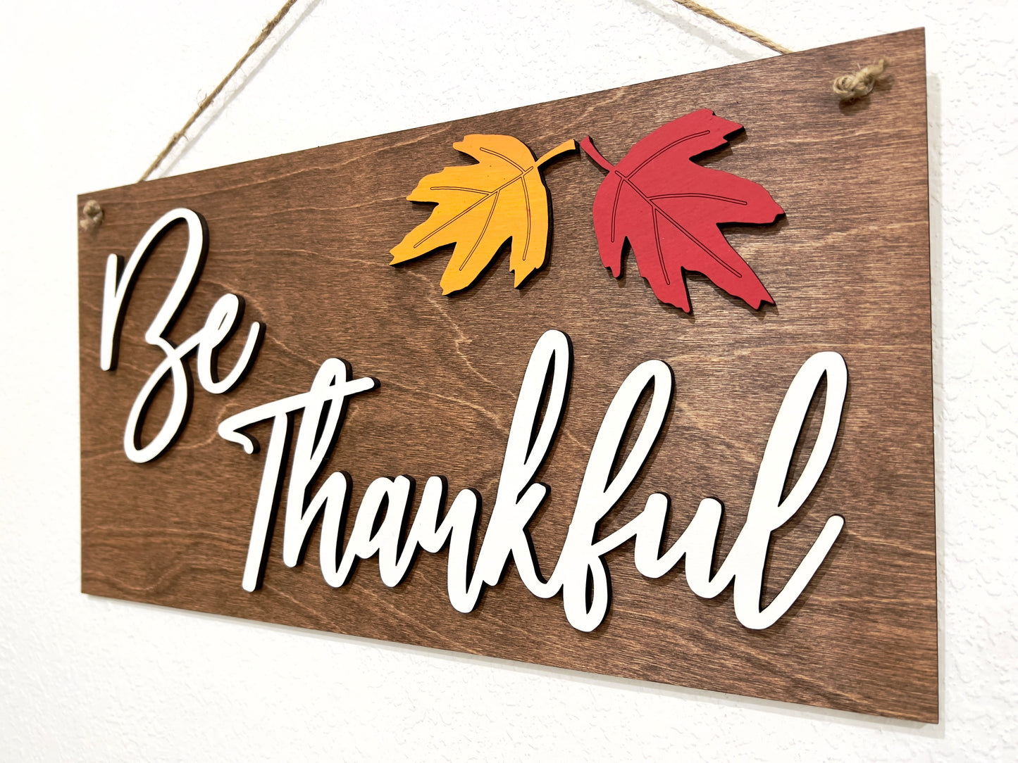 be thankful front door hanger - Celebrating Together