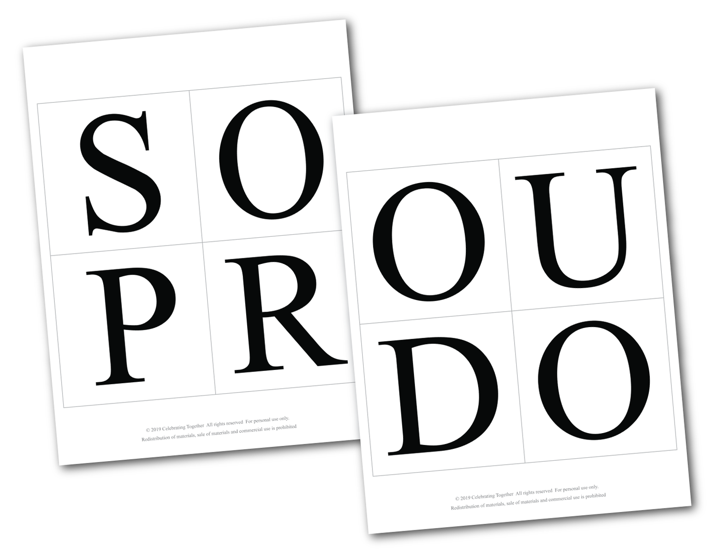 printable pages for so proud of you banner - Celebrating Together