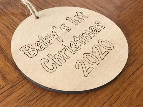 ornament baby shower gift - Woodbott