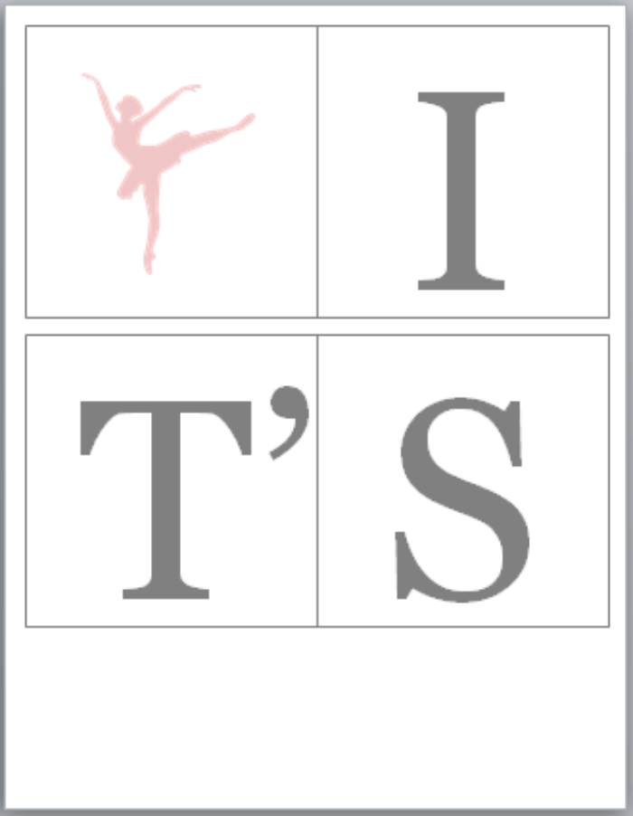 printable lettering a ballerina for it's a girl banner - ballerina baby shower banner template - Celebrating Together