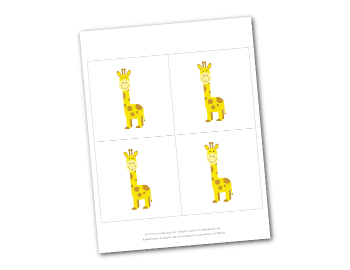 zoo animal printable for birthday party banner - Celebrating Together