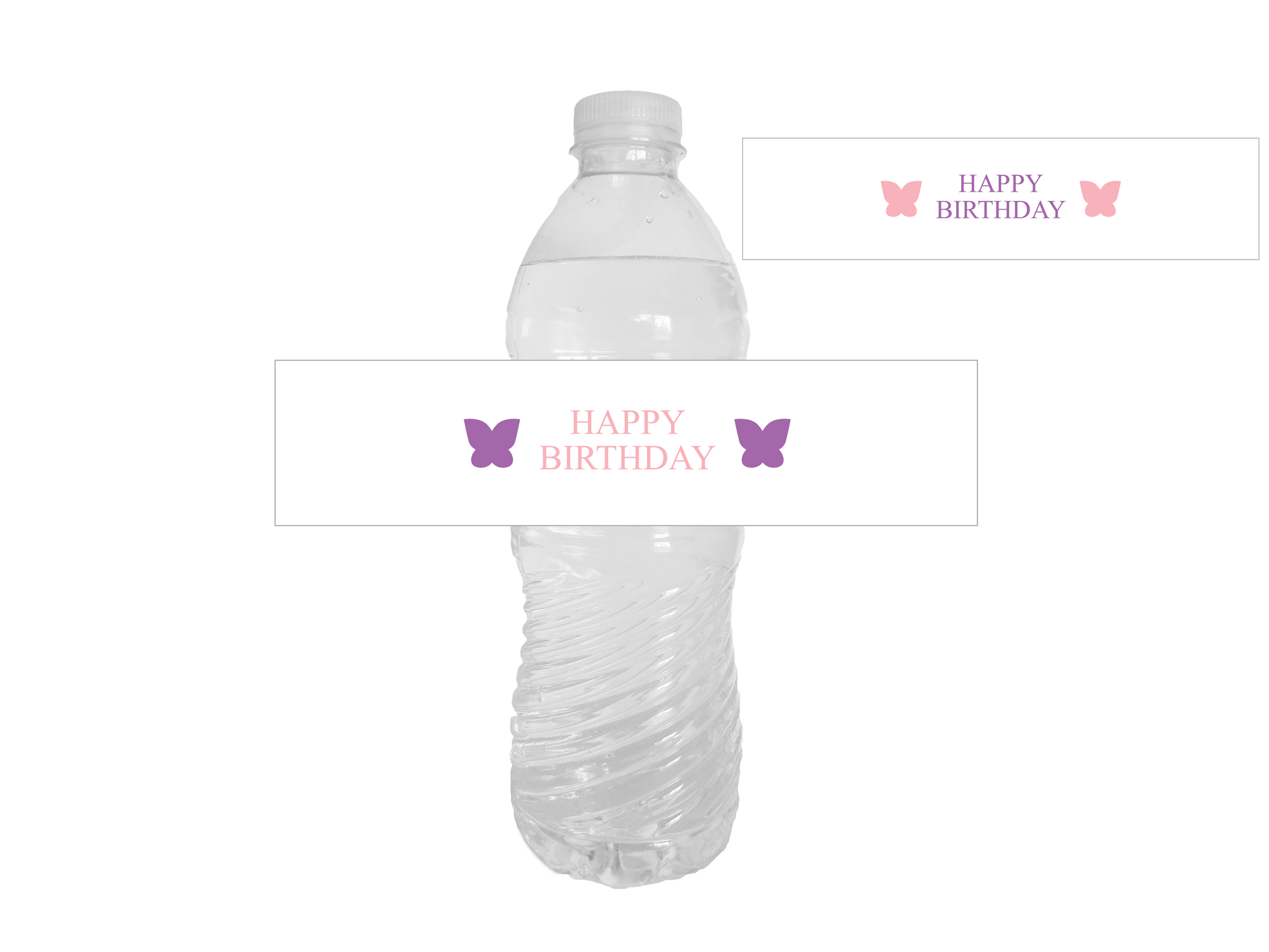 Printable birthday party water bottle labels - Celebrating Together