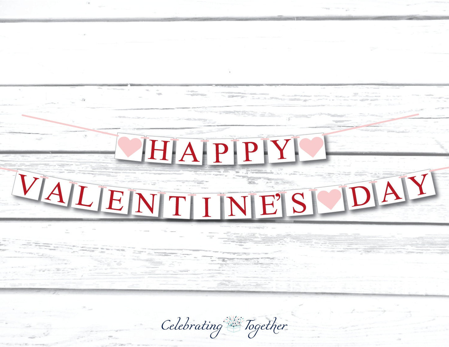happy valentine's day banner