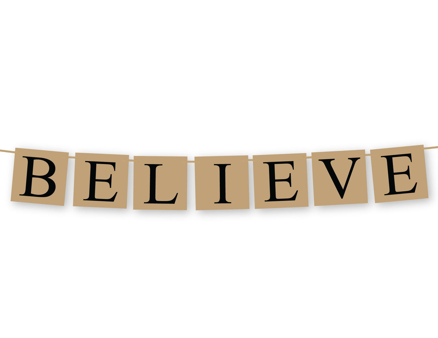 Rustic Believe Banner