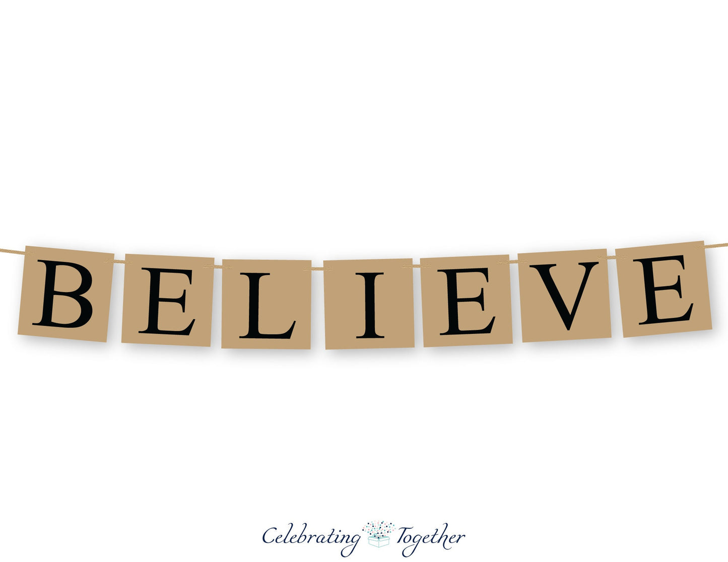 Rustic Believe Banner