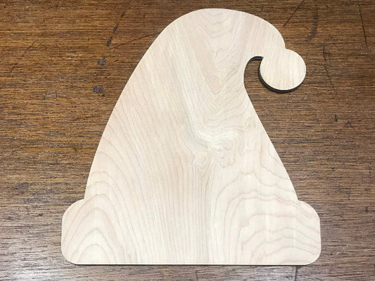 1/4" birch plywood wood blanks - santa hat holiday sign making supplies 