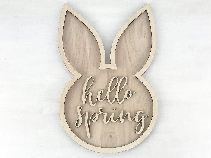 diy spring home decor sign kit - easter kids activities 