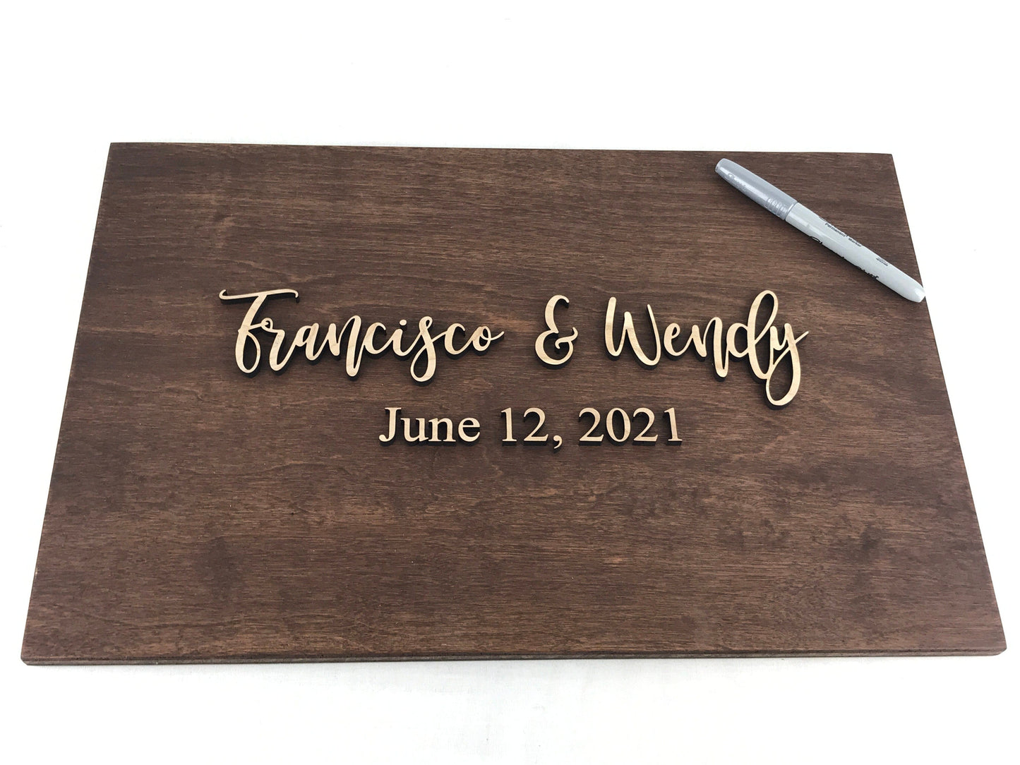 personalized wedding welcome sign 