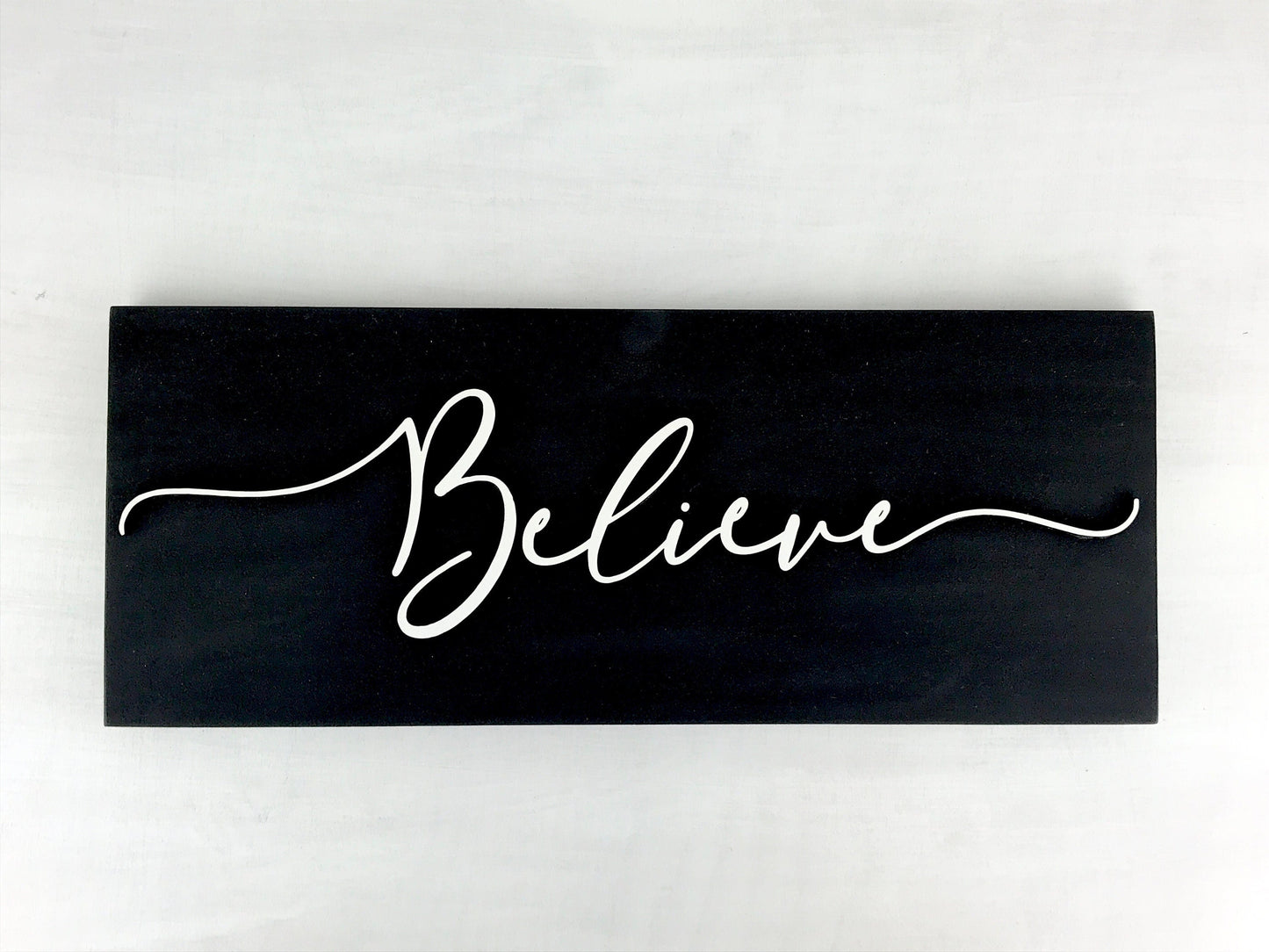 believe sign - christmas home decor - holiday decoration
