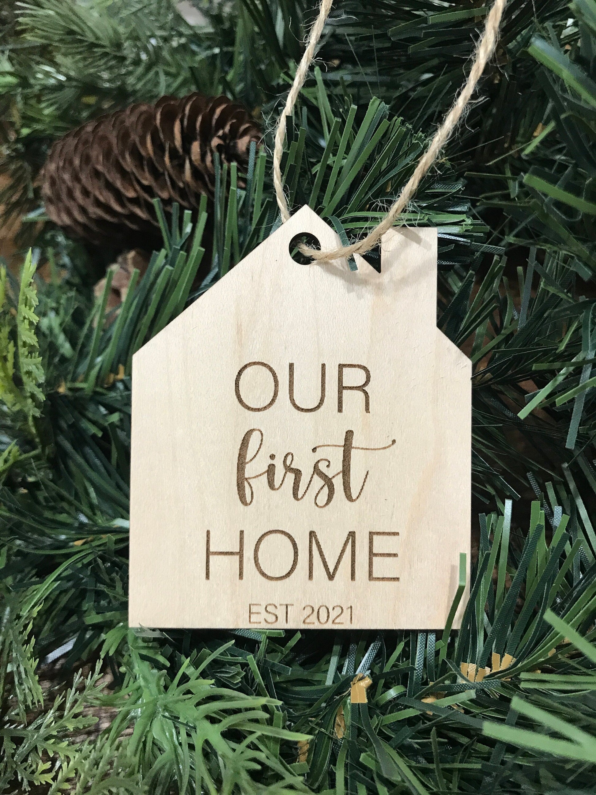 our 1st home ornament - new home owner gift ideas from real estate agent 