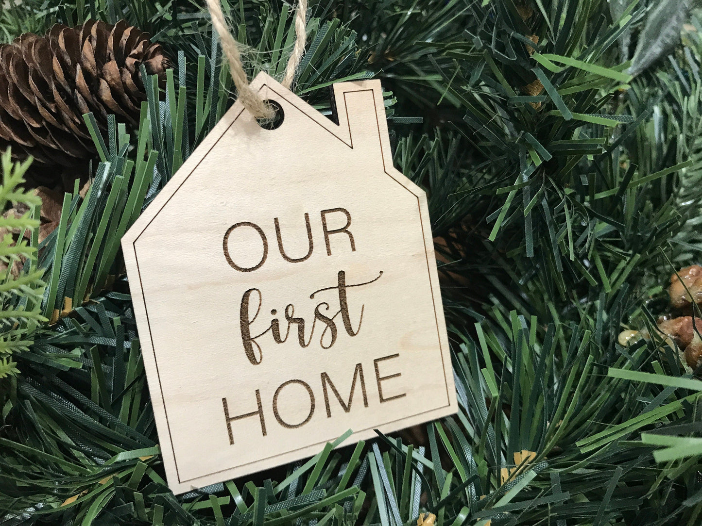 our 1st home ornament - housewarming gift ideas 