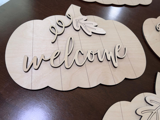 Fall Welcome Sign Kit