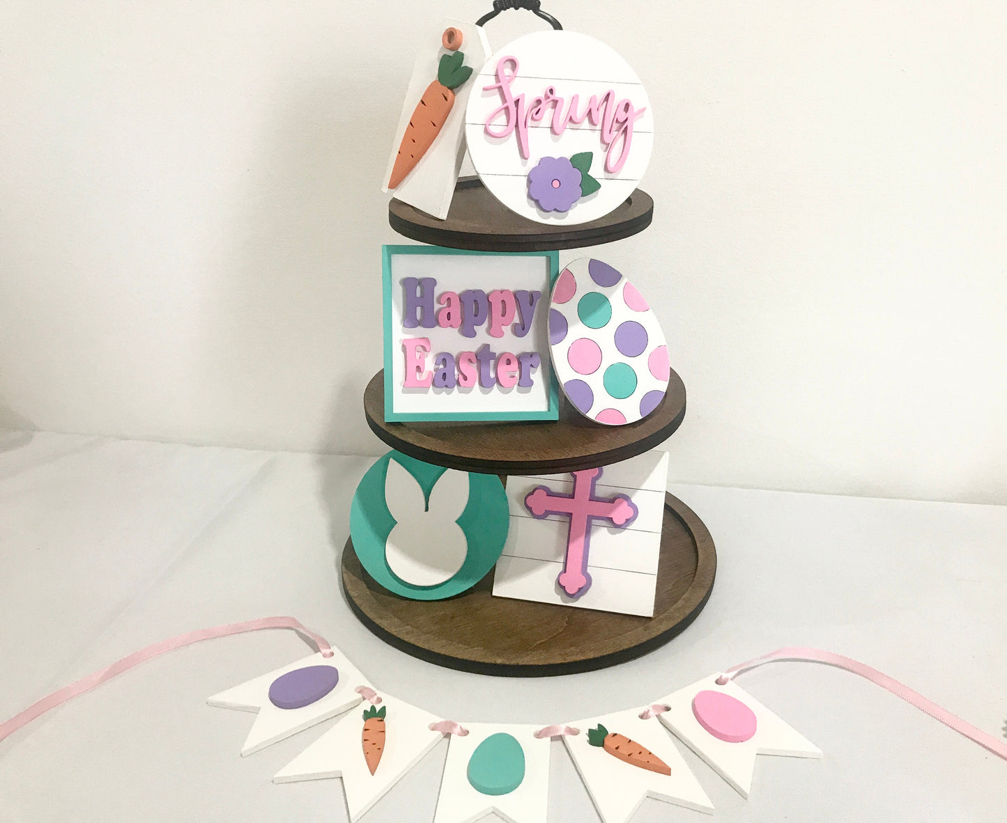 DIY Easter Tiered Tray Sign Kit