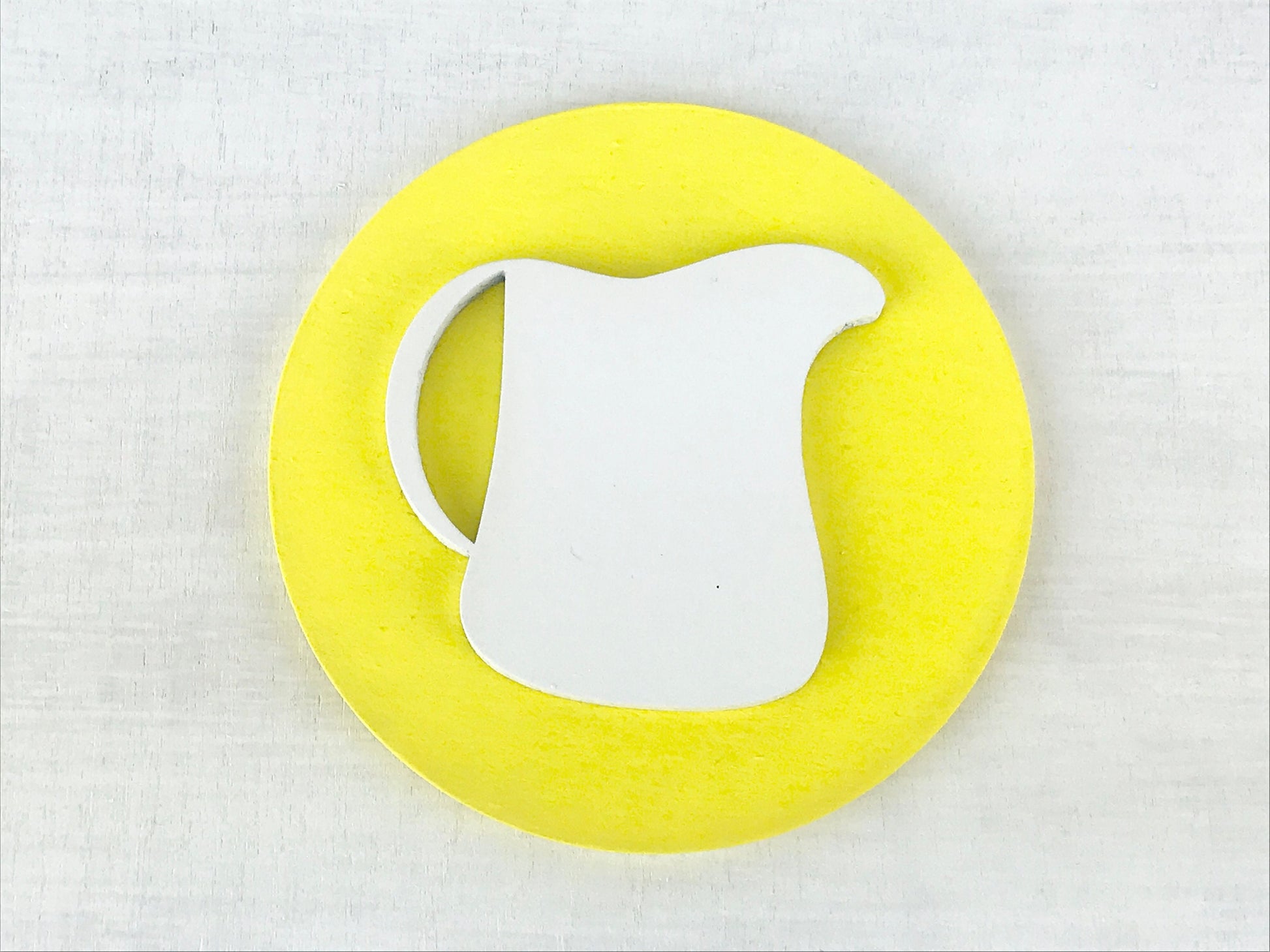 paint yourself lemonade pitcher mini sign for tiered tray