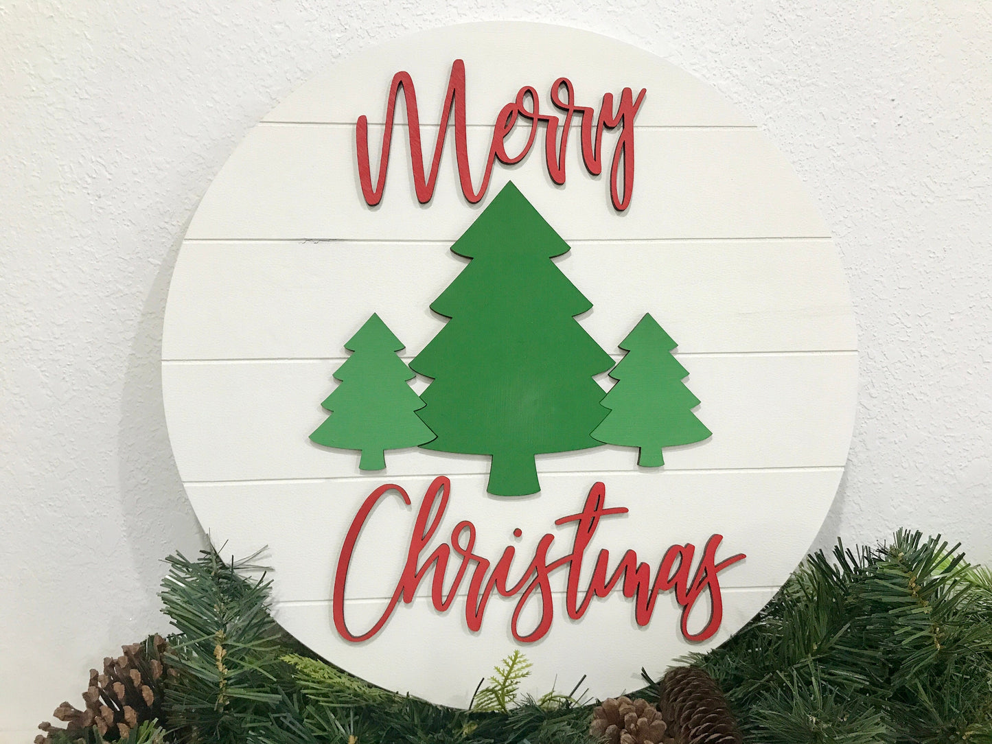 Merry Christmas sign, Christmas decorations, 3D holiday decor, shiplap wood signs, living room wooden sign wall hanging, tree mantel decor