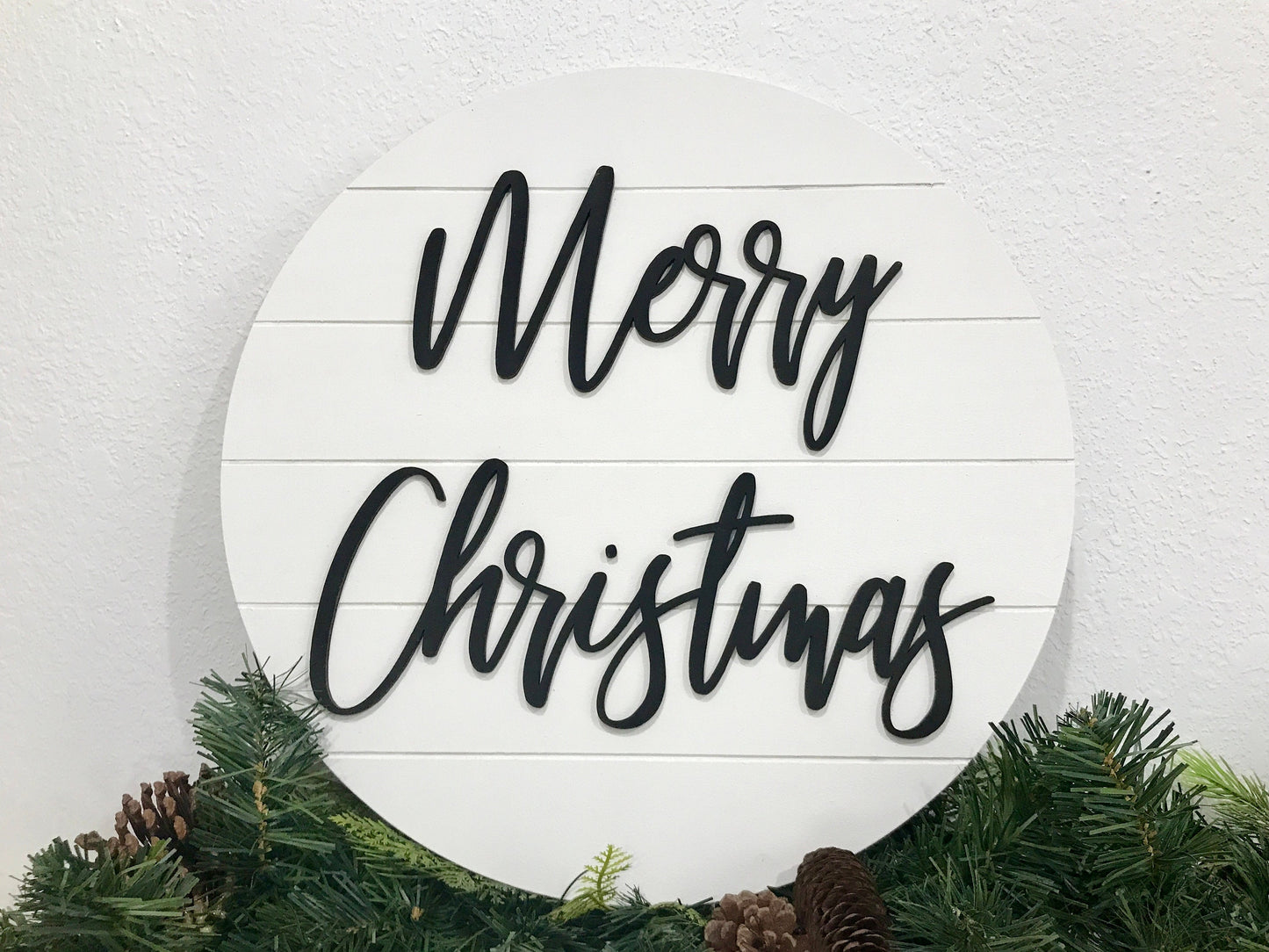 Merry Christmas sign, Christmas decorations, 3D holiday decor, patio shiplap wood signs, living room wooden sign wall hanging, mantel decor