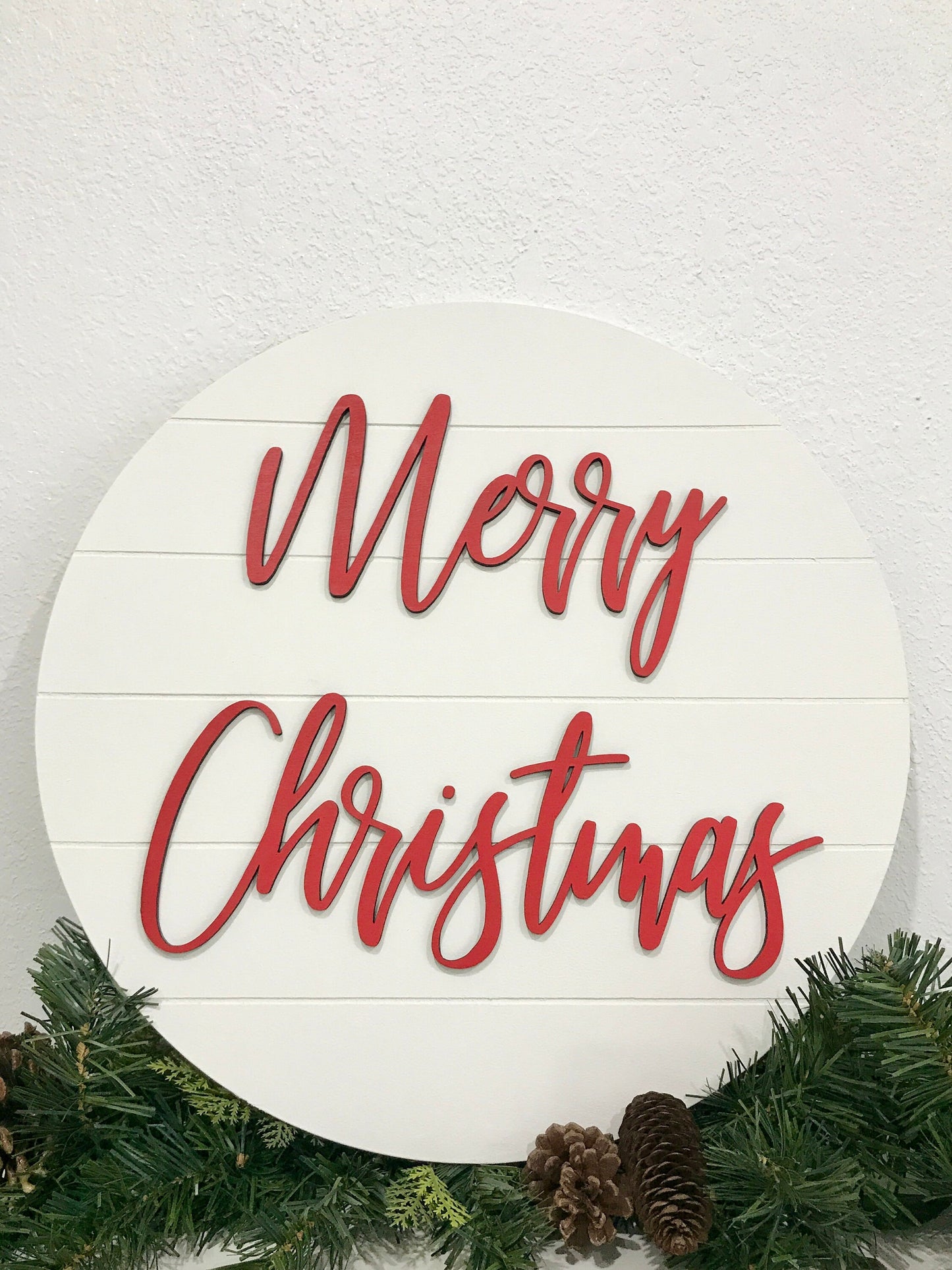 Merry Christmas sign, Christmas decorations, 3D holiday decor, shiplap wood signs, living room wooden sign wall hanging, white mantel decor