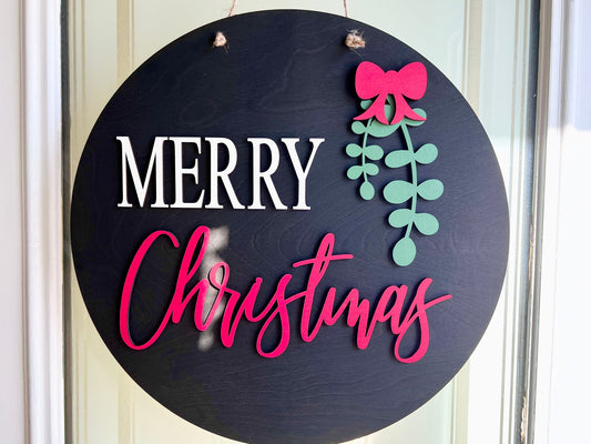 Merry Christmas sign, Christmas decorations, 3D holiday decor, wood signs, living room wooden sign wall hanging, black mantel decor