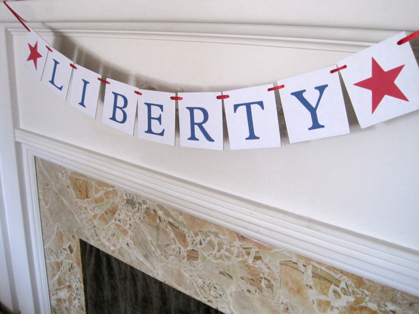 liberty banner - 4th of july decorations
