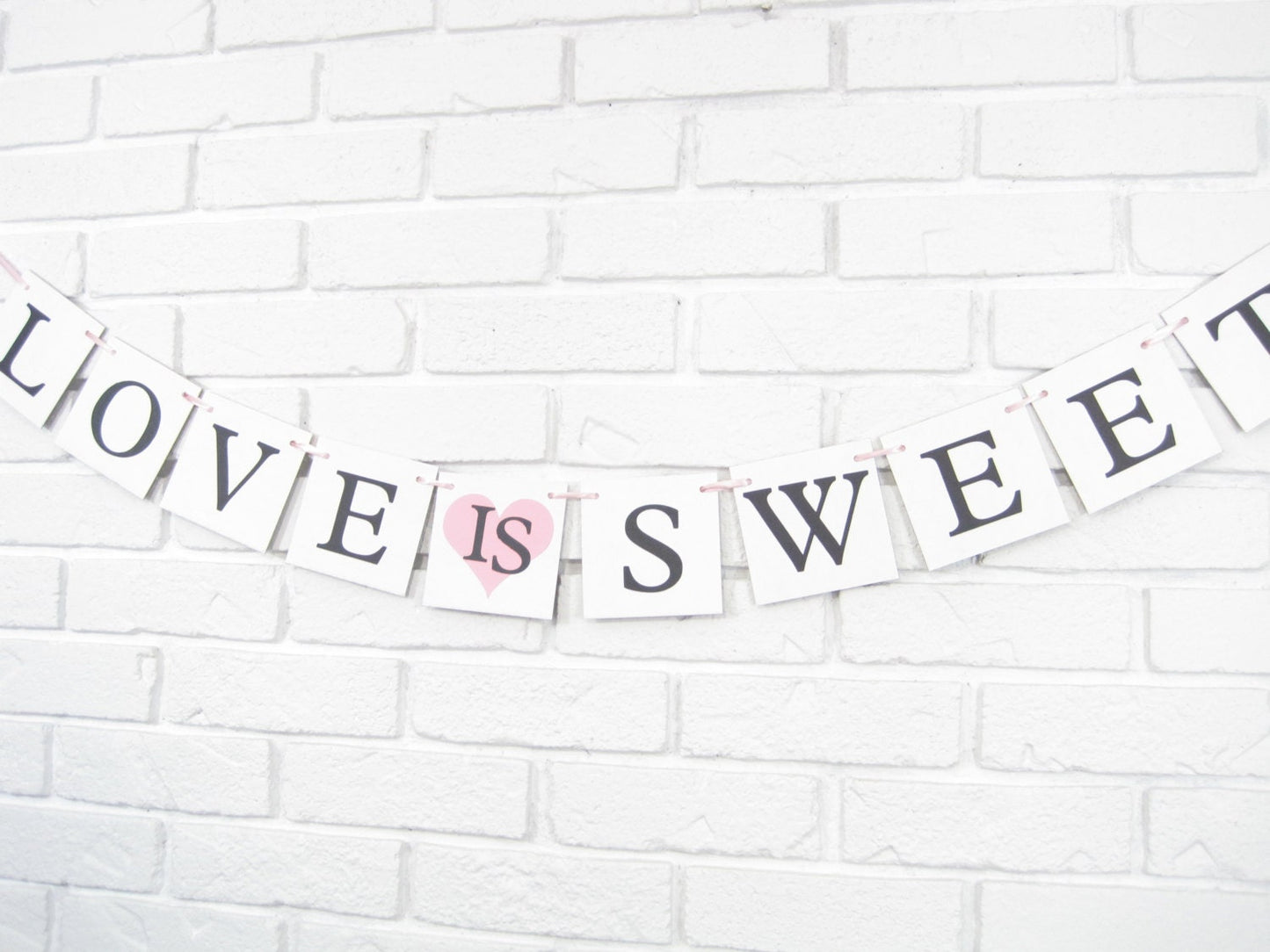 Love Is Sweet Banner - Heart