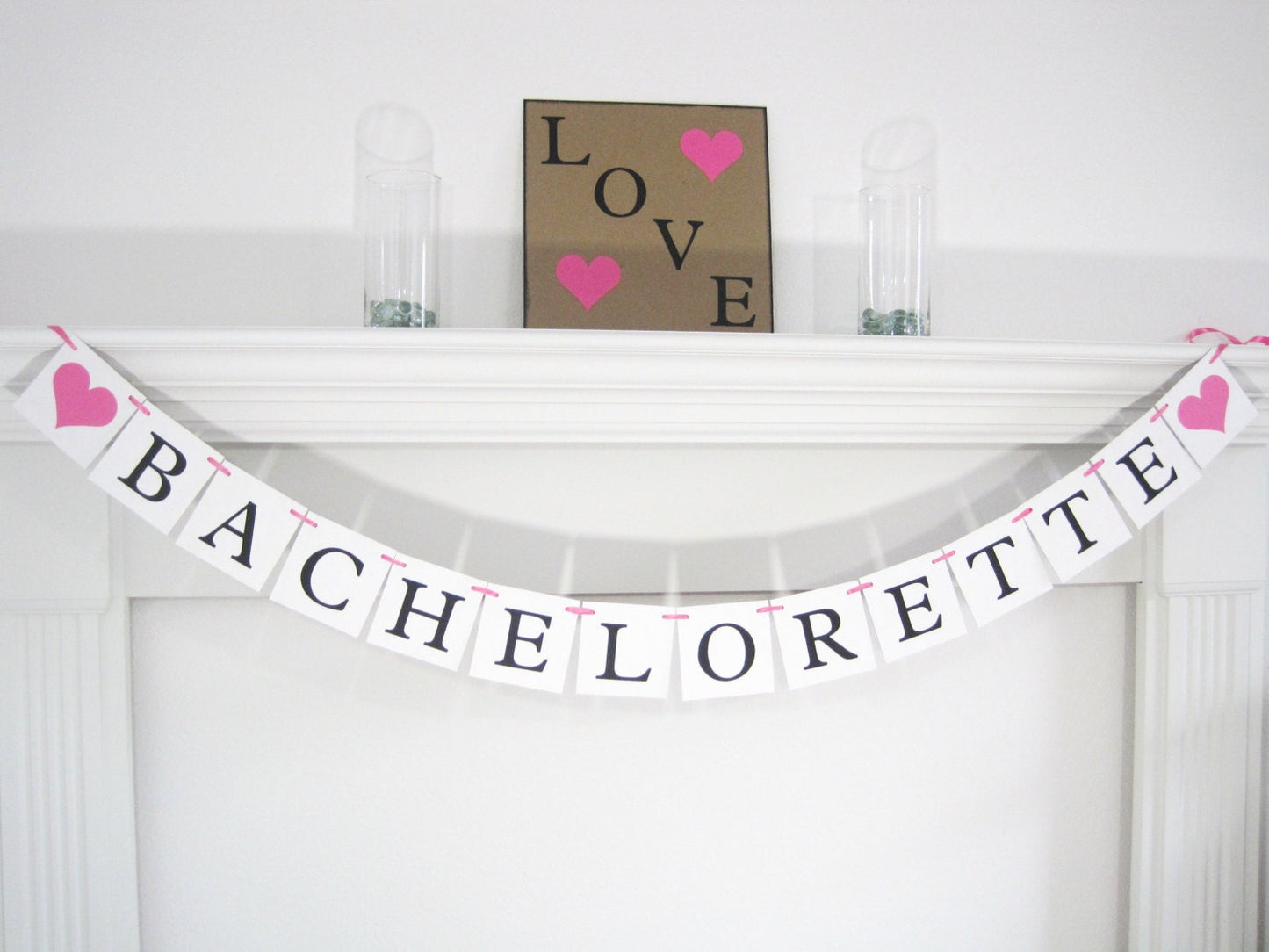 bachelorette banner - bridal shower decorations