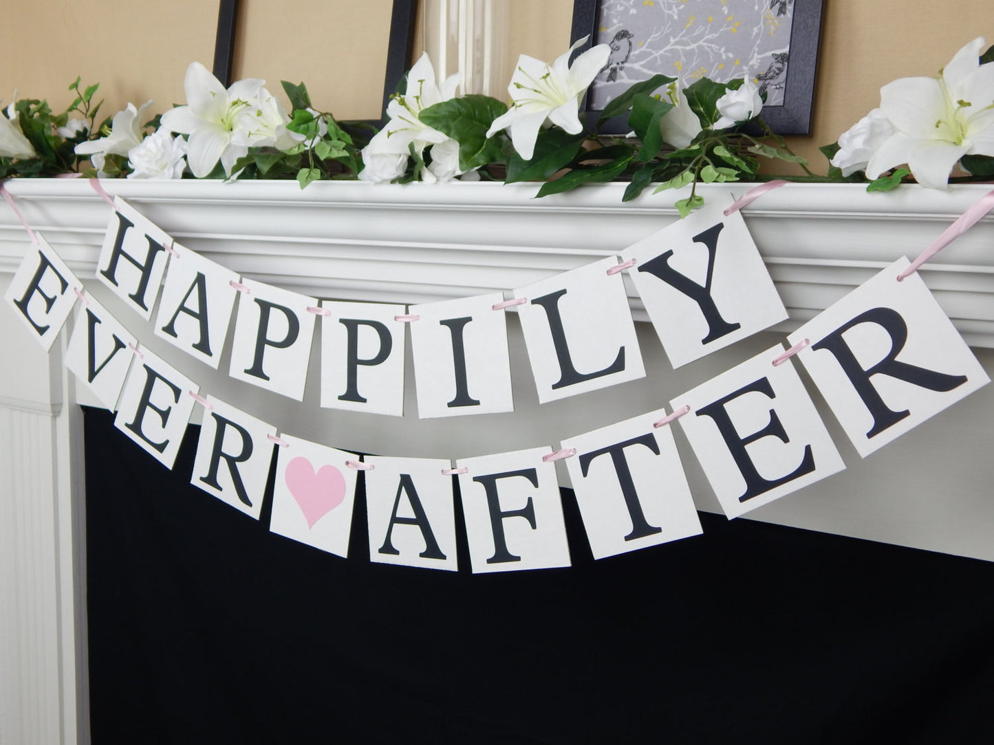 Happily Ever After Wedding Banner - Celebrating Together