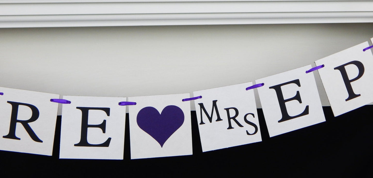 custom future mrs banner - personalized name bridal shower decor