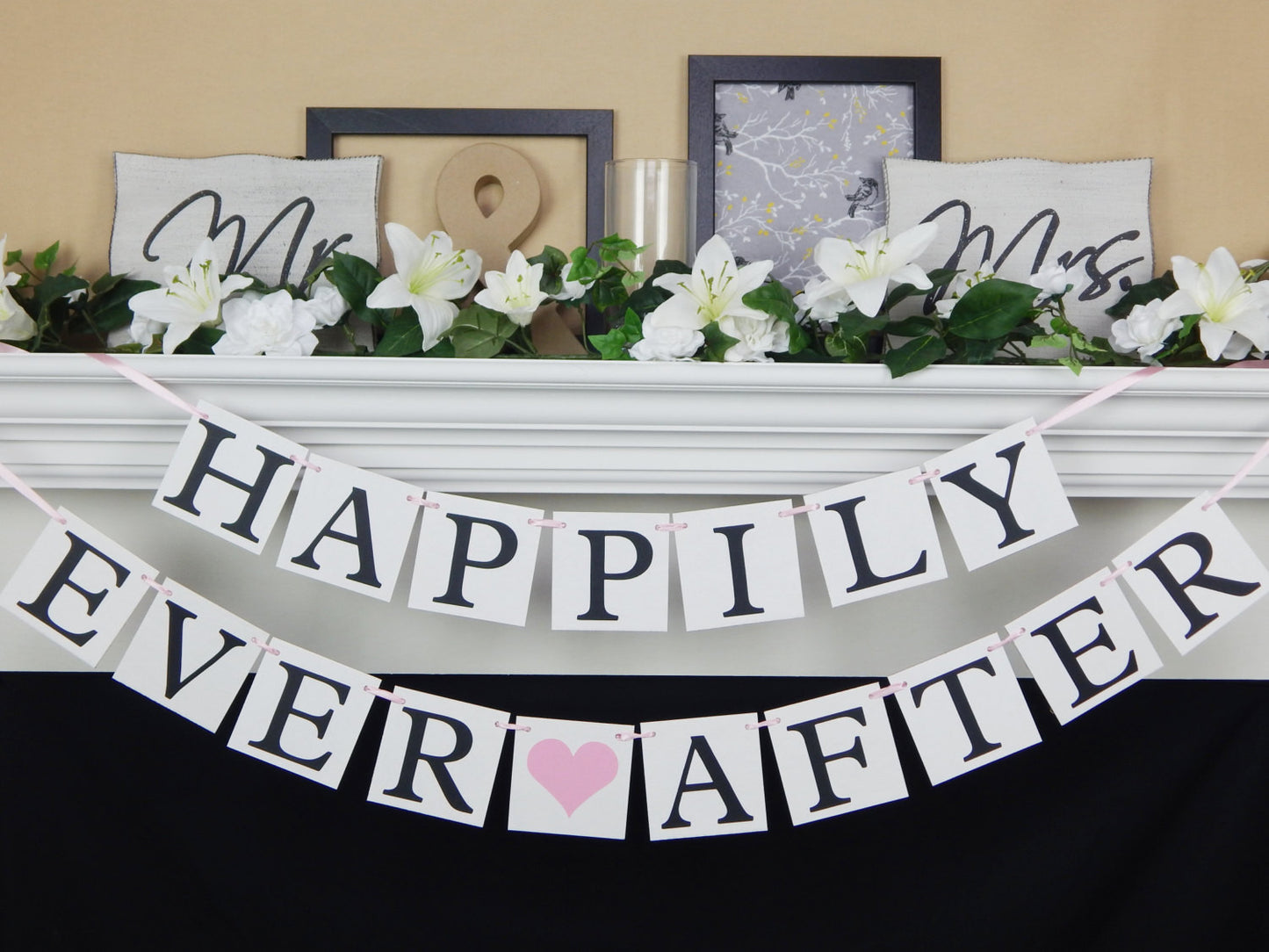 Happily Ever After Wedding Banner - Celebrating Together