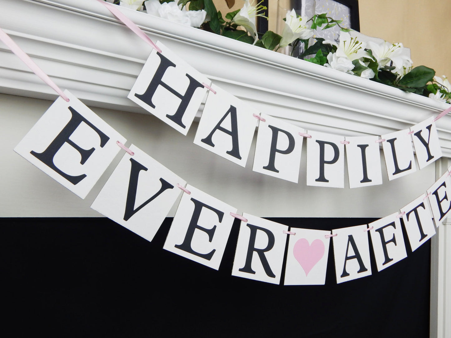 Happily Ever After Wedding Banner - Celebrating Together