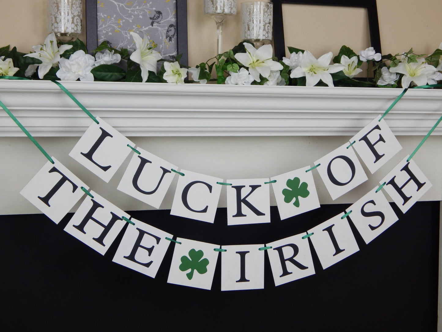 luck of the irish banner - st patrick's day decorations