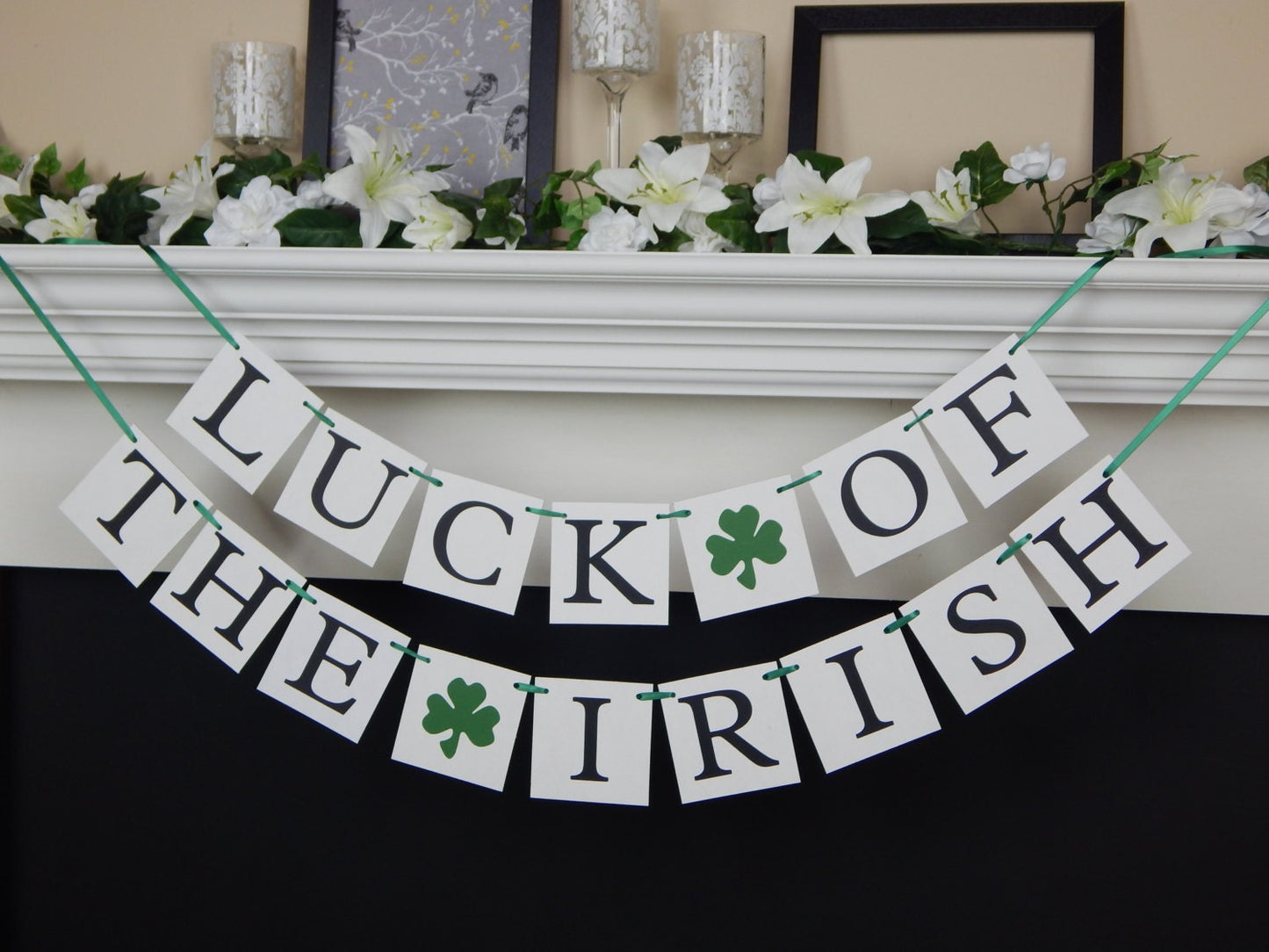 luck of the irish banner - st patrick's day decorations