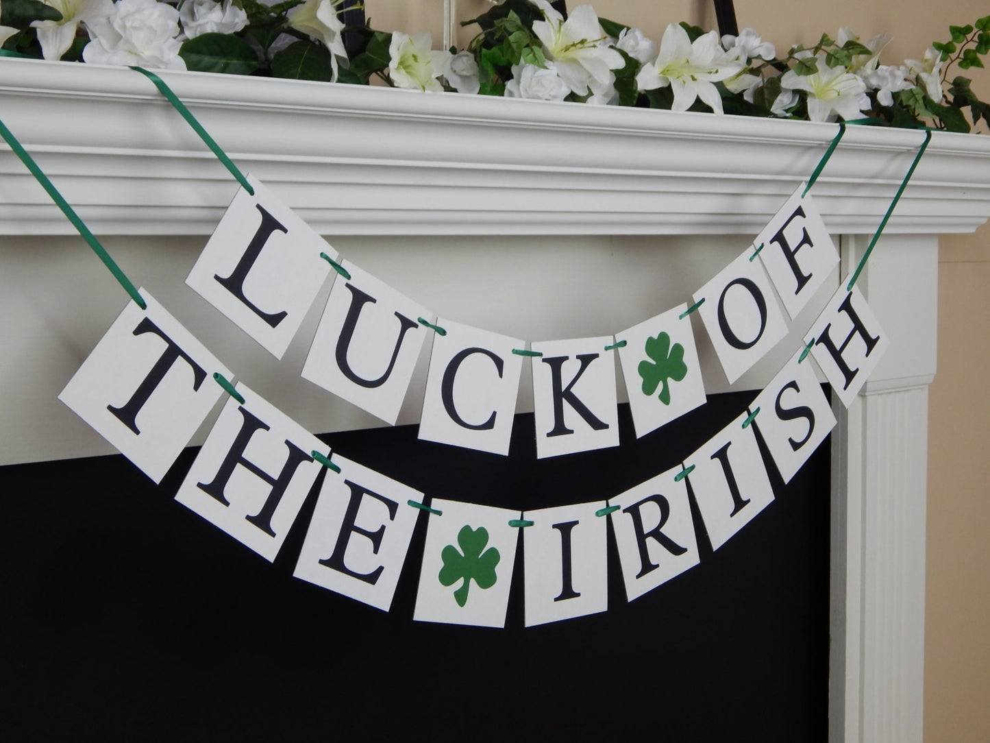 luck of the irish banner - st patrick's day decorations