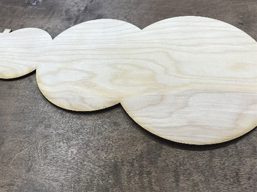 wood snowman blanks - wooden boanks for sign making 