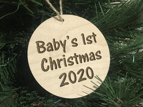 babys first christmas ornament 