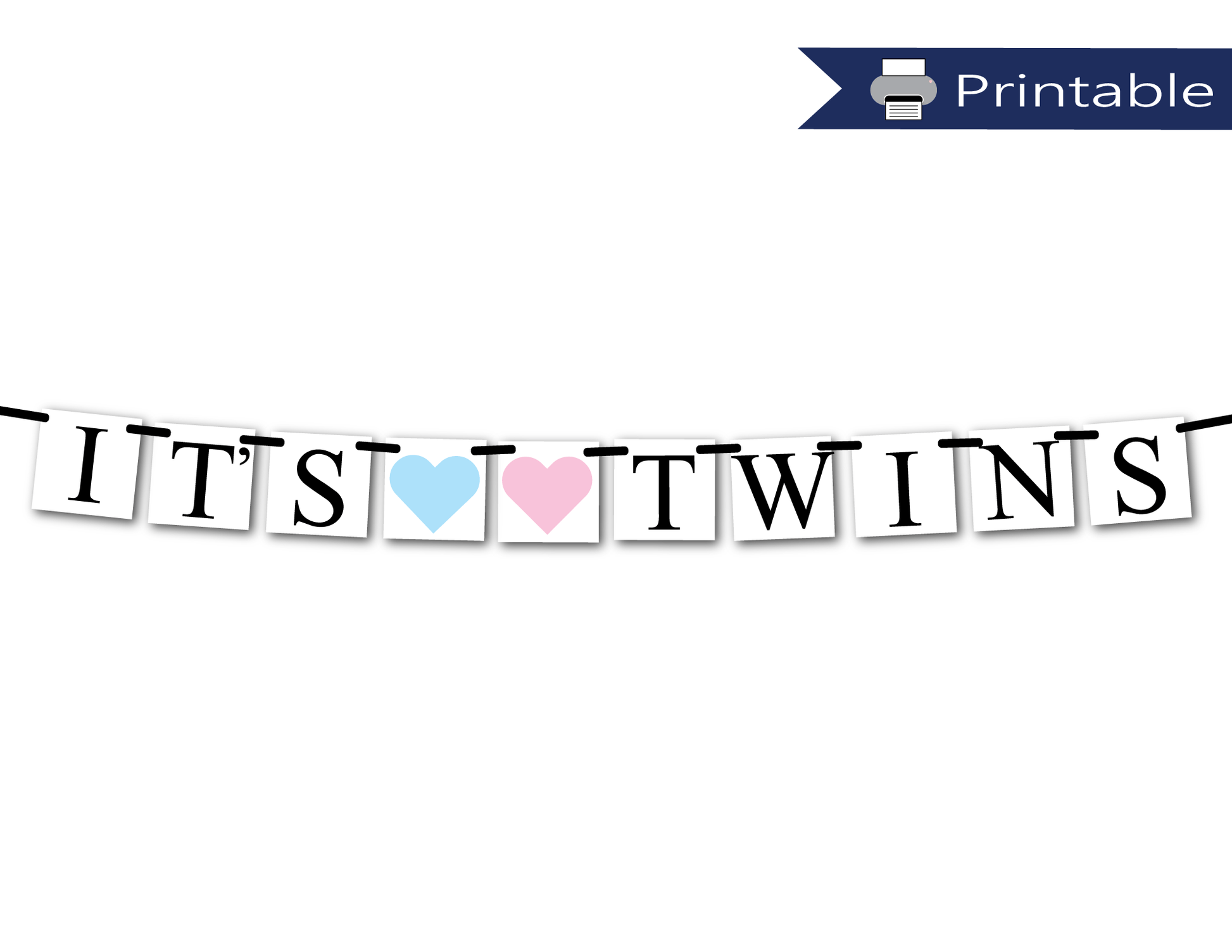 boy and girl twins baby shower decor - Celebrating Together