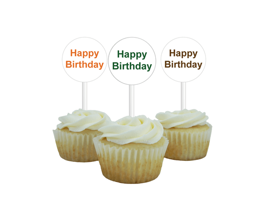 jungle happy birthday printable cupcake toppers - Celebrating Together