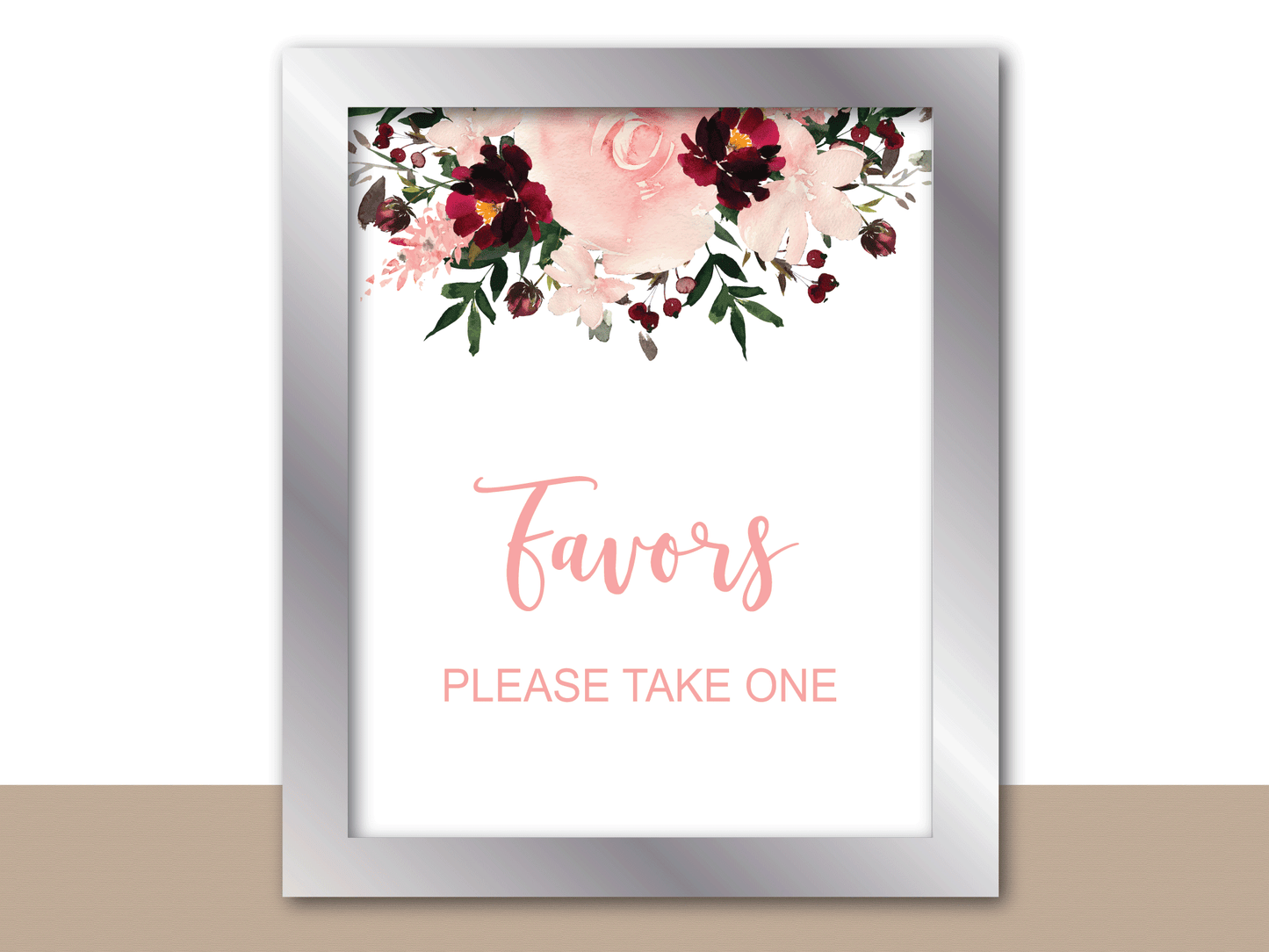 favors please take one printable sign - Celebrating Together