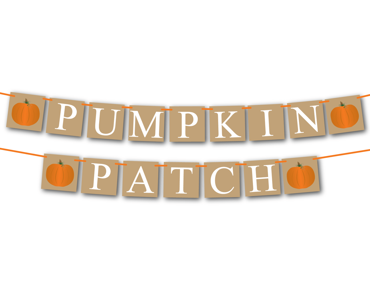 Rustic pumpkin patch banner - Celebrating Together