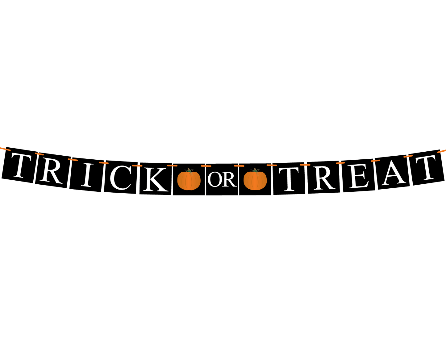 DIY trick or treat banner - Celebrating Together
