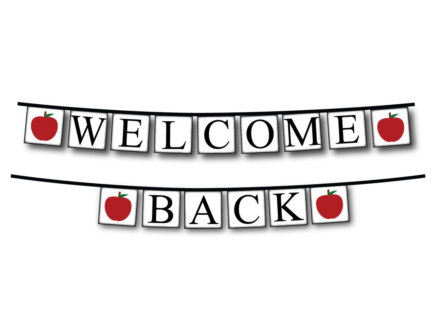 Printable welcome back banner for classroom back to school - Celebrating Together